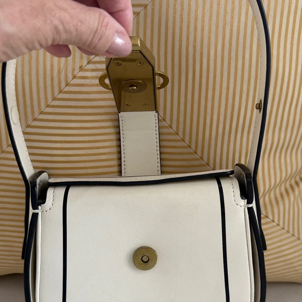 Tory Burch Mini Lock Runway Handbag with Gold Accent
